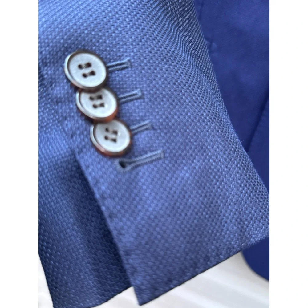 Suit Supply Havana Single Breasted Vitale Barberis Canonico Wool Blazer 36R 46R
